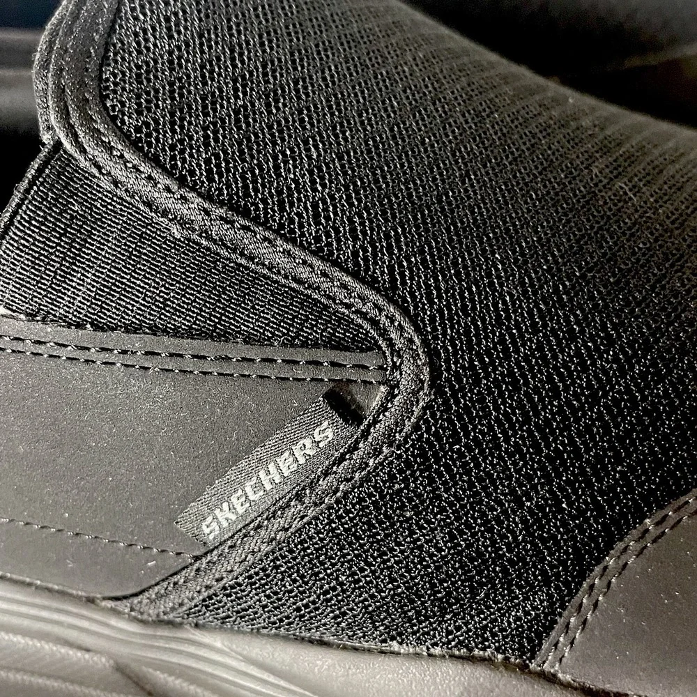 Skechers Equalizer 4.0 Men 10 Extra Wide 4E Black Slip On Shoes 232017WW Comfort